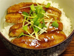 いわしの蒲焼丼-2015.7.24