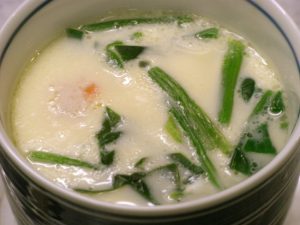 鶏団子の茶碗蒸し-2017.6.12