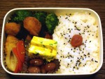 「うずらの煮豆」を入れたお弁当です