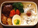 お弁当-我が家のハンバーグ-2015.7.25