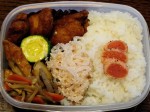 お弁当-鶏の唐揚げ-2015.11.20